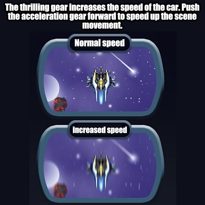 Kids Handheld Game Machine, Grip Steering Wheel Console