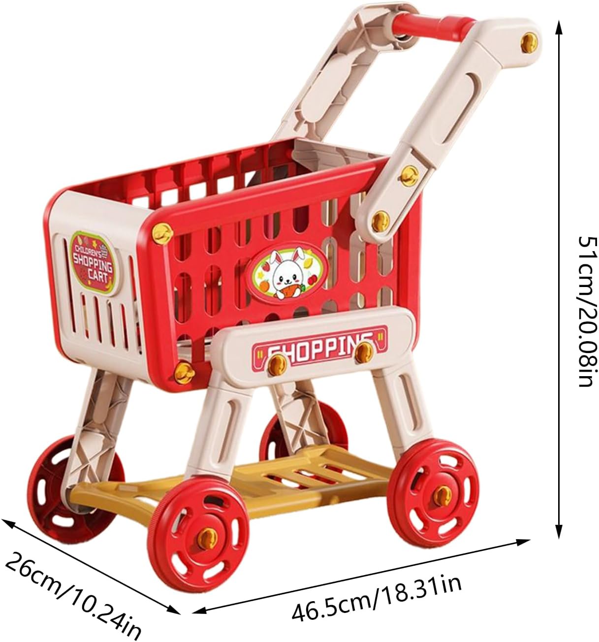 Shopping Cart for Kids - Children's Cart Toy Accessories