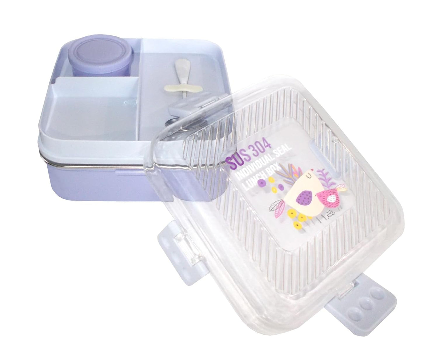 Lunch Box 2 Layer Stainless Steel Lunch Box