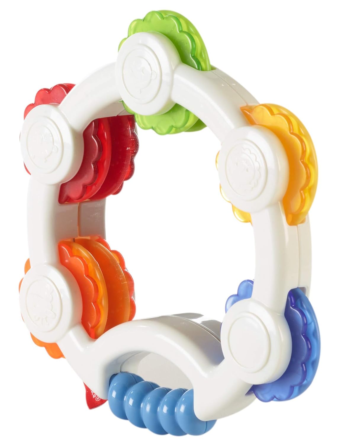 Fisher-Price Shake 'n Beats Tambourine Baby Rattle Toy