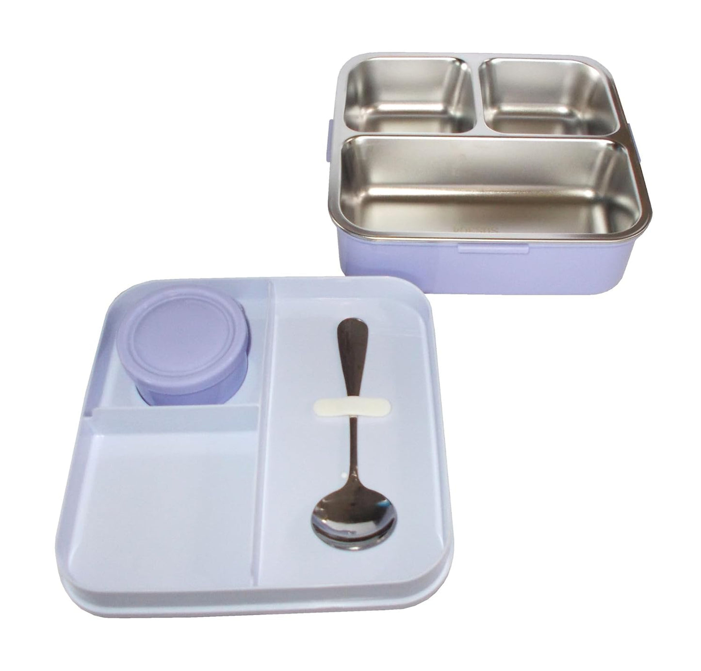 Lunch Box 2 Layer Stainless Steel Lunch Box