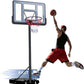TECHPLUS 236 cm Adjustable Basketball Hoop Goal System
