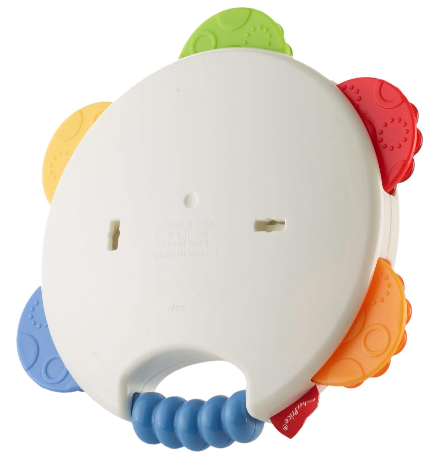 Fisher-Price Shake 'n Beats Tambourine Baby Rattle Toy