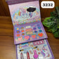 Triple Layer Makeup Box for Kids Unicorn Theme