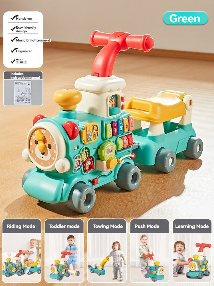 Multifunctional Ride-On Train Activity Walker