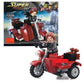 Super Heroes Winter Soldier With Motorcycle Building Blocks