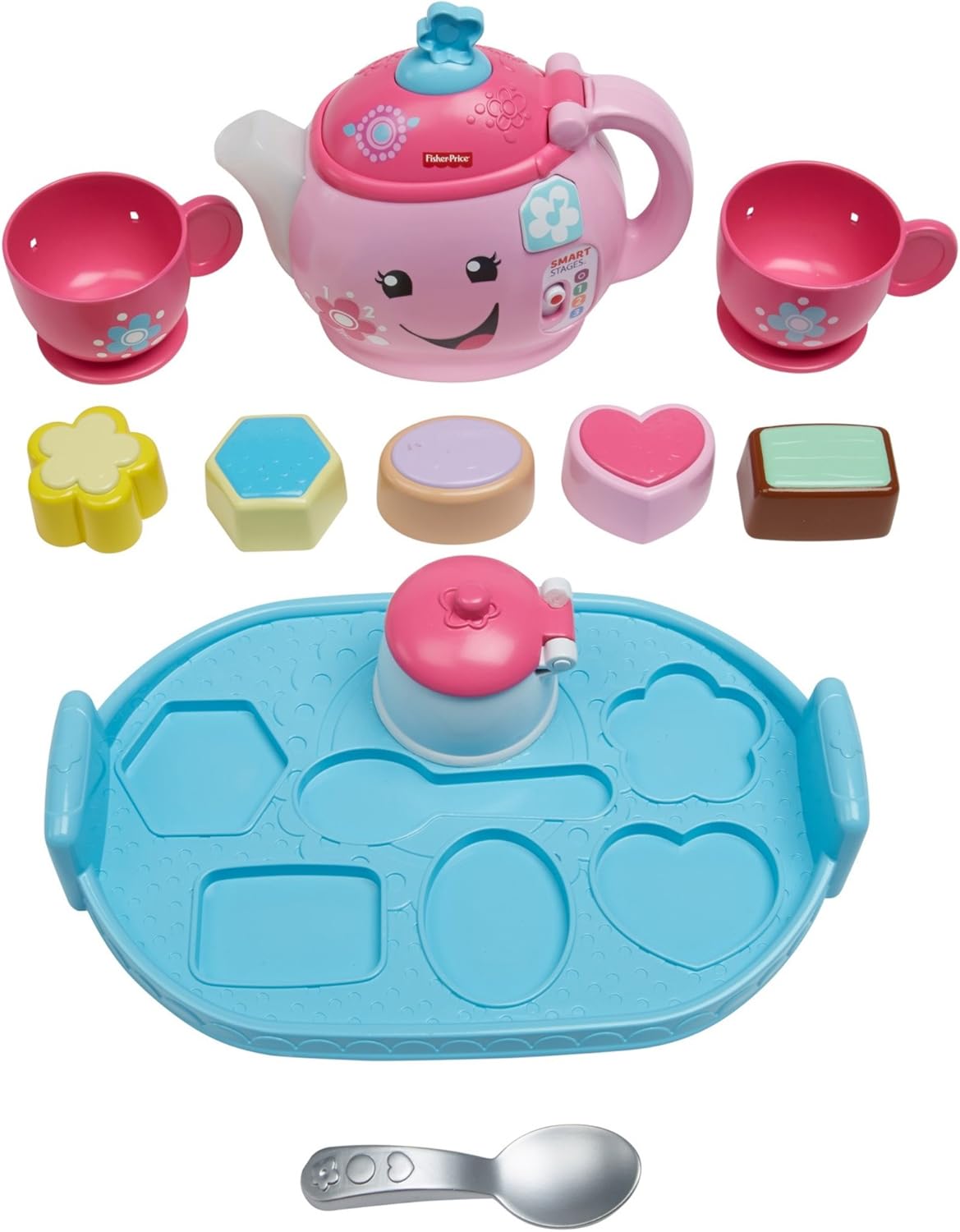 Fisher-Price  Tea Set with Smart Stages Learning Songs