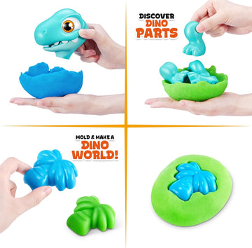 Smashers Junior Dino Dig Large Egg Blue