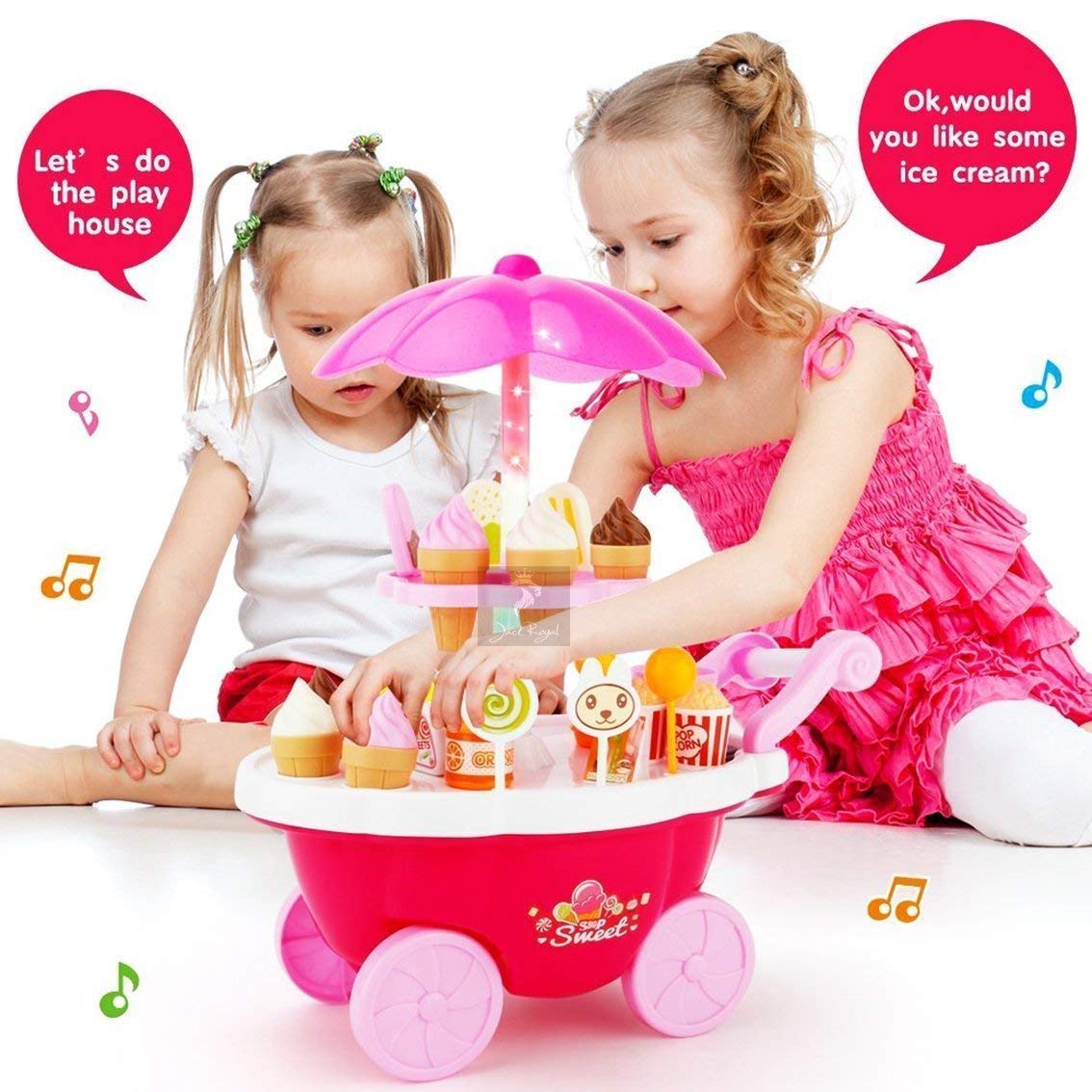 Kids Ice Cream Candy Cart
