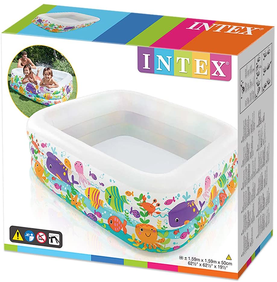 Intex Swim Center Clearview Aquarium Inflatable Pool
