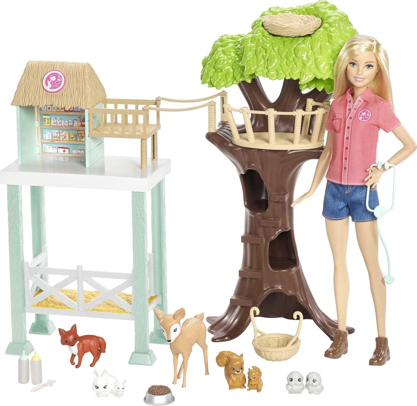 Barbie Veterinarian Doll & Animal Rescue Playset