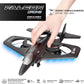 RC Falcon Glider Model Aircraft Drone with Lights, 2.4G Remote Control Jet Airplane,