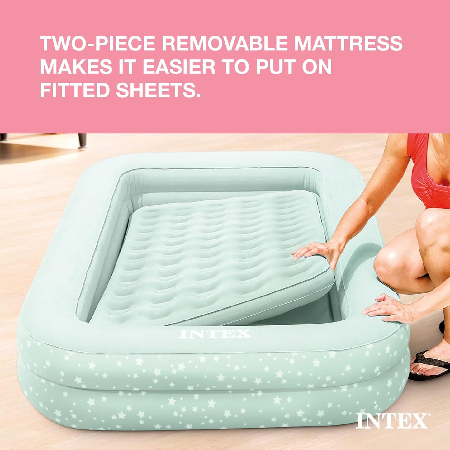 Intex Inflatable Kids Travel Bed Set