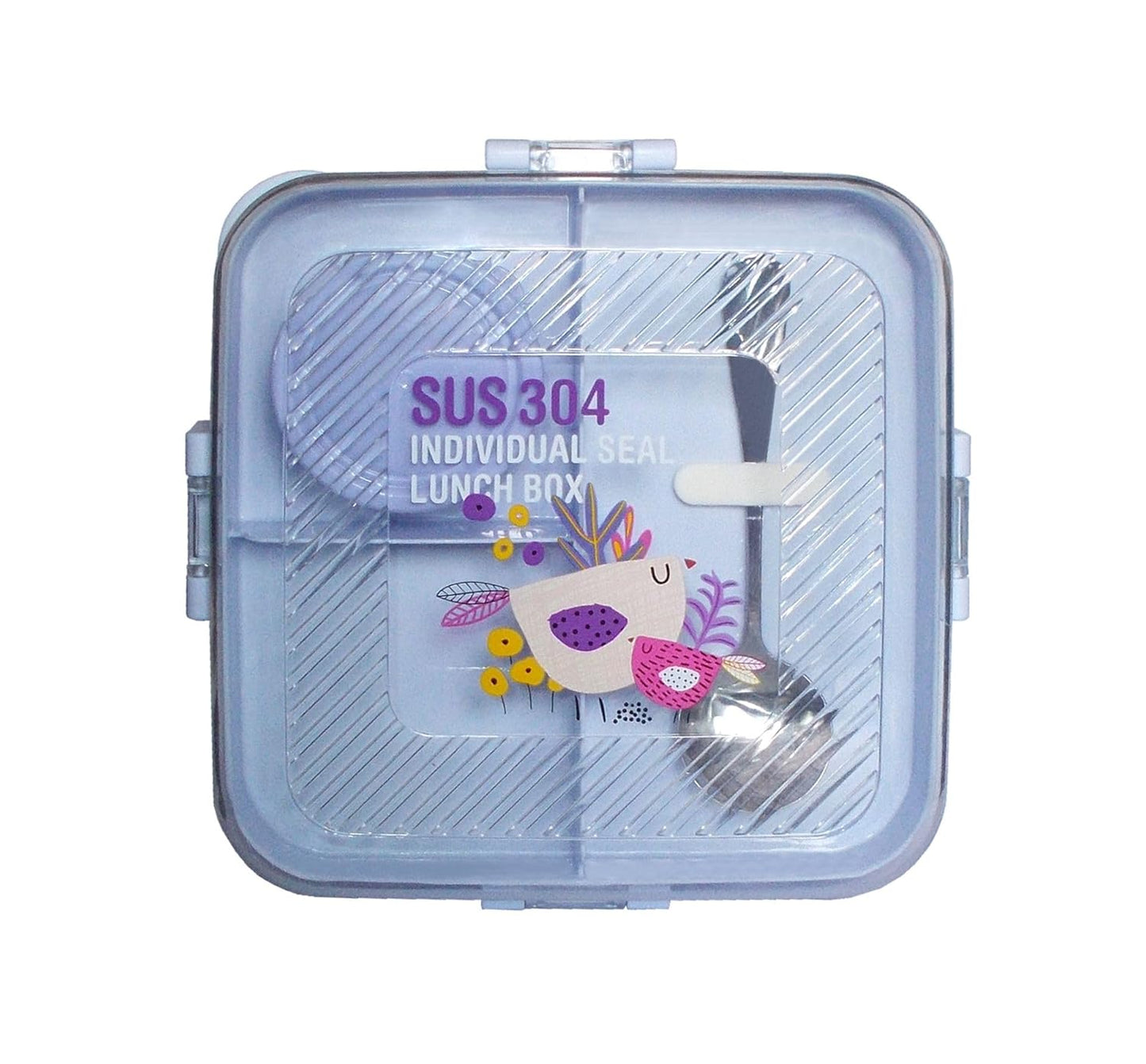 Lunch Box 2 Layer Stainless Steel Lunch Box