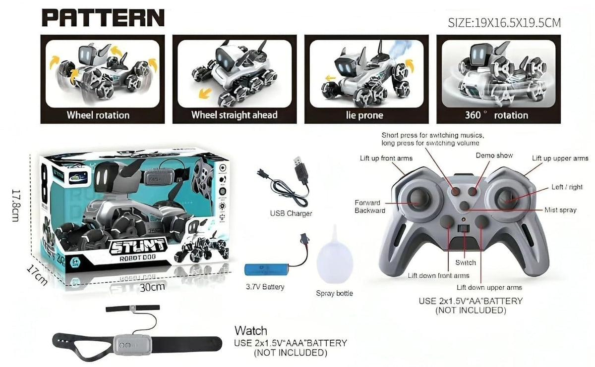 Remote Control Stunt Robot Car - XJD575-9D