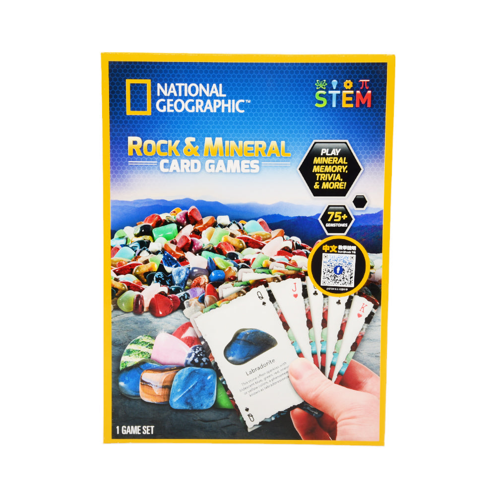 National Geographic Rock & MineralCard Games