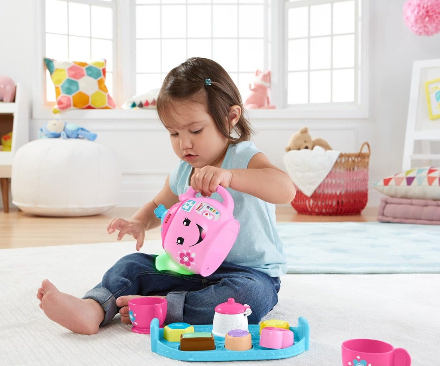 Fisher-Price  Tea Set with Smart Stages Learning Songs
