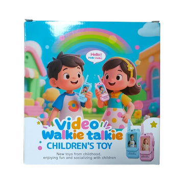 Video Walkie Talkie Children’s Toy | Amazing 2 Pack with Screen Display, Rechargeable Long Range Radios for Kids 3+ Years Fun Play