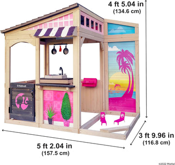 Barbie Seaside Wooden Outdoor House