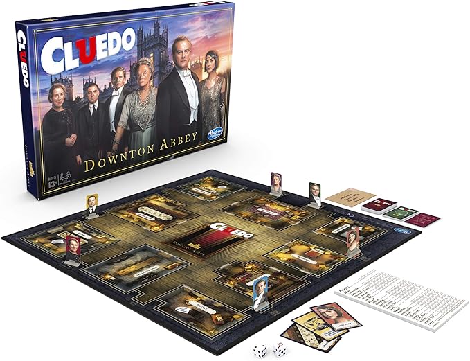 Cluedo Downton Abbey Edition Board Game for Kids Ages 13 and up