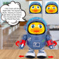 Baby Electric Space Duck Toy – Musical Walking & Dancing Duck with Lights and Sounds