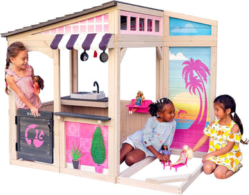 Barbie Seaside Wooden Outdoor House