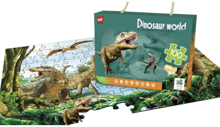 Classic Dinosaur Jigsaw Puzzle – 100 pcs