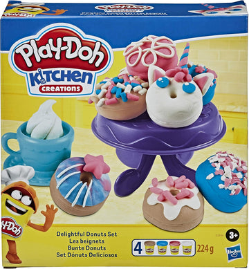 Play-Doh Kitchen Creations Delightful Donuts Set with 4 Colours