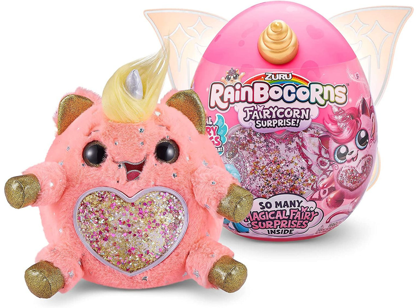 Rainbocorns Surprise Fairycorn Series pink horn