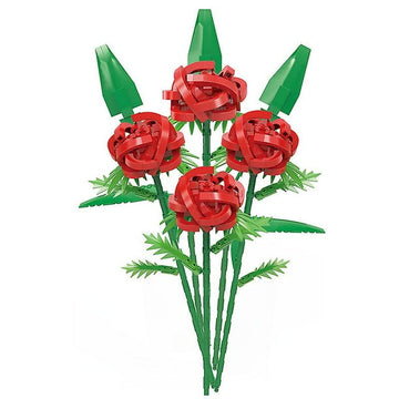 COGO Blocks Flowers Red Green | 692 PCS