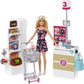 Barbi Doll In Super Market With Shopping Cart