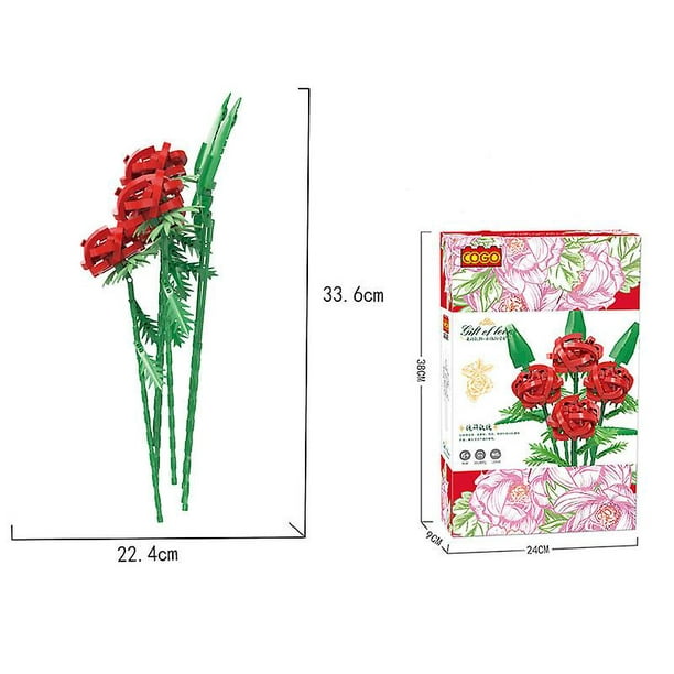 COGO Blocks Flowers Red Green | 692 PCS