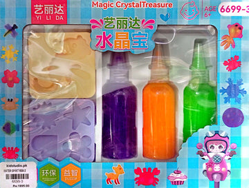 Magic Water Gel – DIY Magic Water Elf Toy for Kids with 2 Molds & 3 Bottles