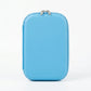 Plain blue back view of Captain America themed hard case pencil pouch