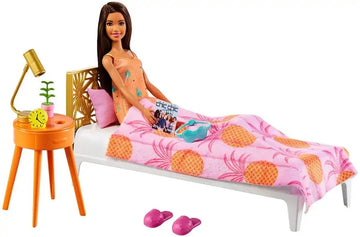 Barbie Bedroom Playset with Doll (GRG86)