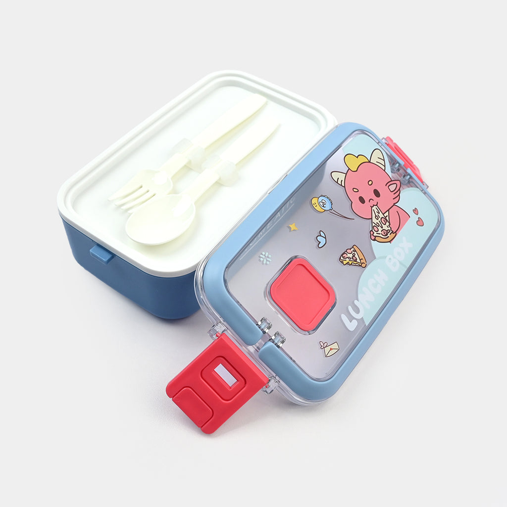 Plastic Lunch Box With Cutlery