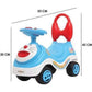Doraemon ride on car angled view showing wheels and pedal design