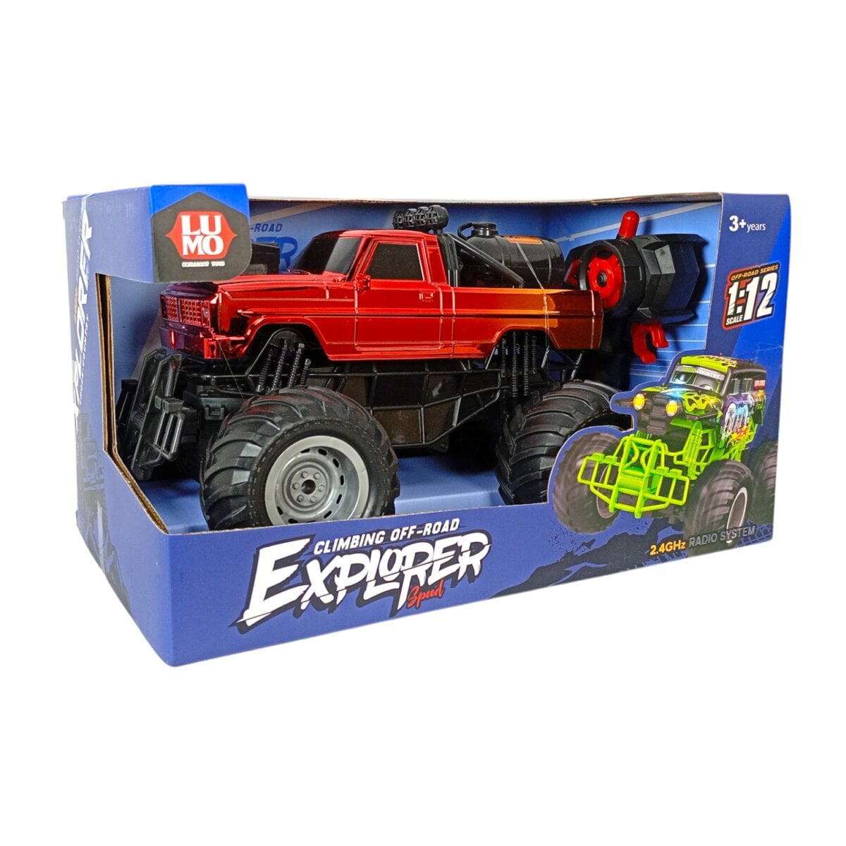 Explorer High Speed Cross Country 1.12 Scale, 2.4 GHz Redio Systems R/c Off Road Car