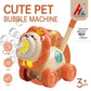Cute Pet Bubble Machine – Light-Up Bubble Blower - 8530