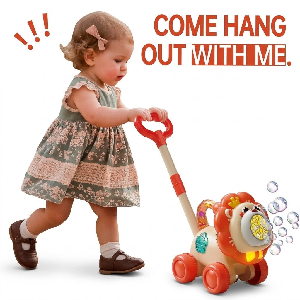 Cute Pet Bubble Machine – Light-Up Bubble Blower - 8530
