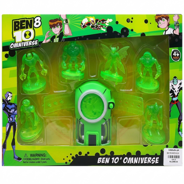 Ben 10 Omniverse Themed Kids' Watch and Action Figure Set