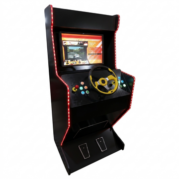 Retro Arcade Racing Simulator Cabinet Machine