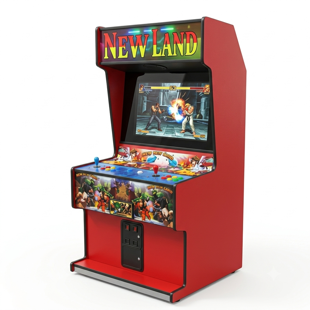 Multi-Game Fighting Arcade with Dual Joysticks