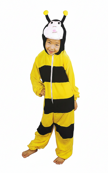 Kids Honey Bee Costume With Jump Suit And Headset