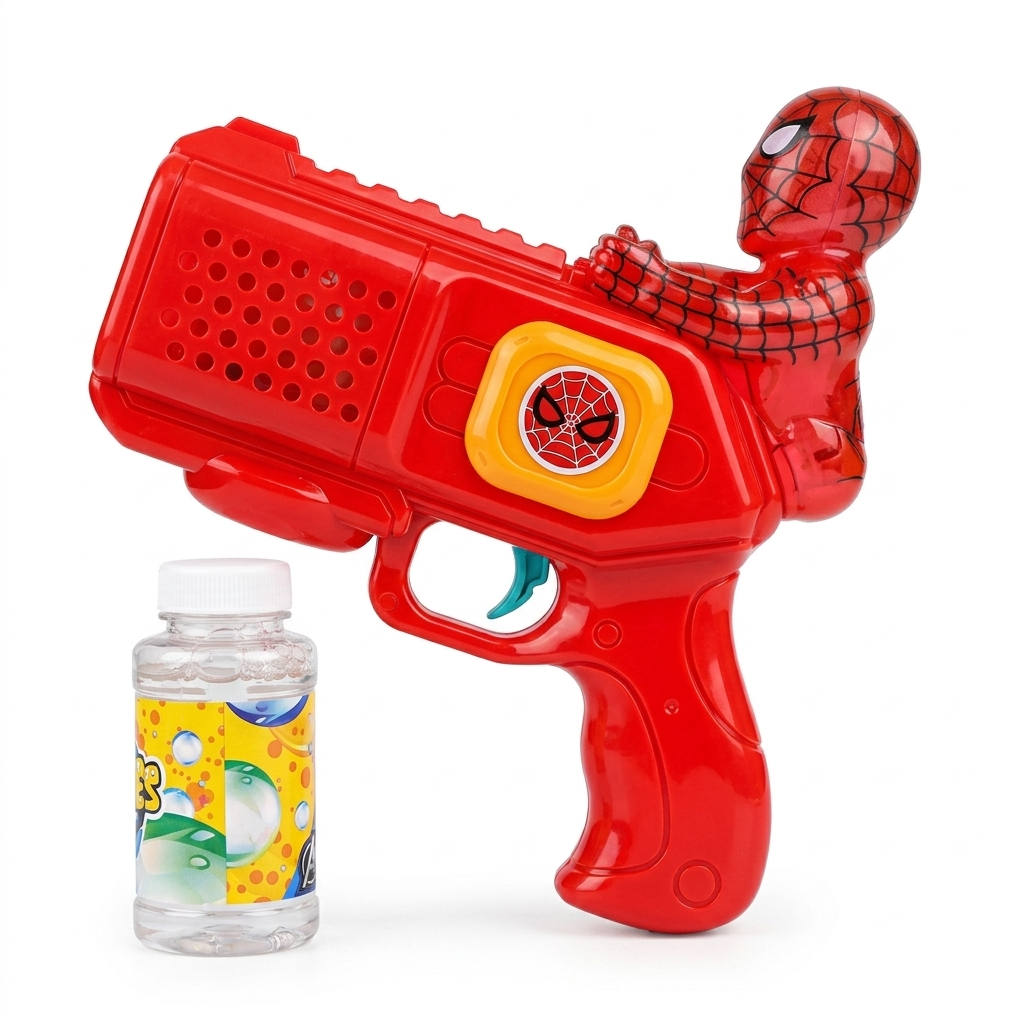 Spiderman Theme Bubble Gun Toy
