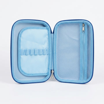 Spider-Man Blue Pencil Case for Boys - 3D School Pouch