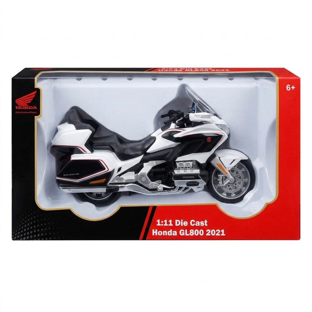 1:11 Die-Cast Honda Gold Wing GL1800 (2021) Toy Motorcycle Model