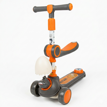 3-in-1 Shark Character Kick Scooter