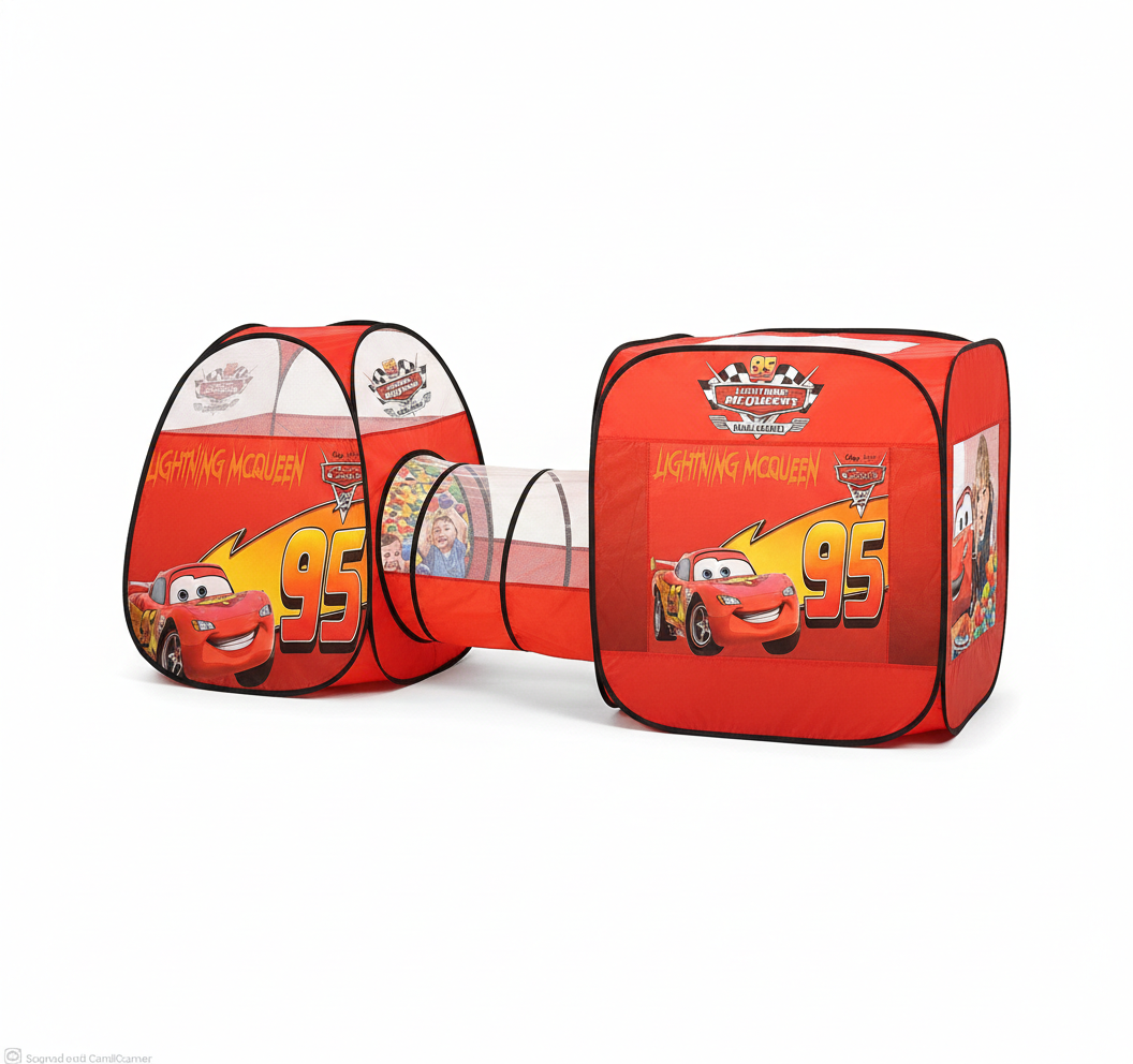 Play Tent with Tunnel Mcqueen Car