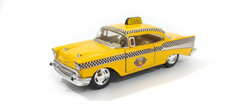 Chevy Bel Air Taxicab Diecast Model Car, 1:40 Scale